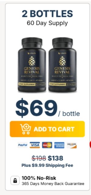 Buy Genesis Revival 2 bottles